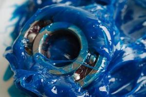 grasa y rodamientos de bolas, grasa azul de complejo de litio sintético de primera calidad, altas temperaturas y lubricación de maquinaria para automoción e industrial.