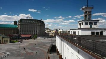 vue aérienne de la ville de kiev, ukraine 2021 video
