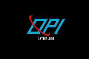 dpi letter logo vector