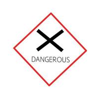 danger sign icon vector illustration