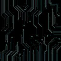 Computer chip Electronic circuit board vector for technology and finance concept and education for future