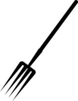 Pitchfork icon on white background. Garden fork sign. Garden pitchfork symbol. flat style. vector