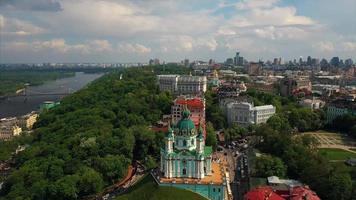 St Andrews Church in Kyiv, Ukraine video