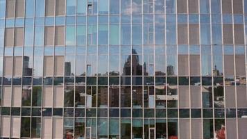 Highly reflective windows of a modern skyscraper video