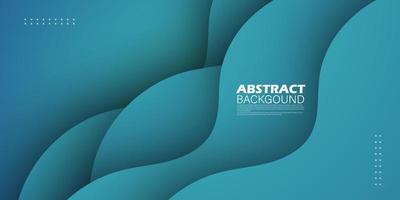 modern premium cold color wavy abstract background with gradient blue and tosca soft color on background. Eps10 vector
