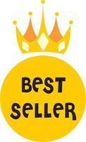 Best Seller Simple Design vector