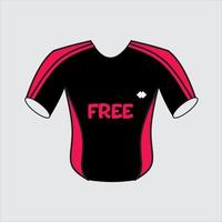 Free T-Shirt Simple Design vector