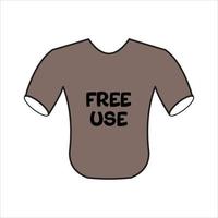 Free T-Shirt Simple Design vector