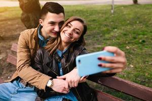 beautiful young couple photo