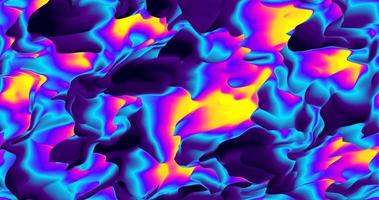 4K Holographic Gradient Color Generative Art Background With 3D Abstract Fluid Shape Pro Photo