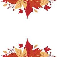 Autumn Pattern Template vector