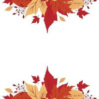 Autumn Pattern Template vector