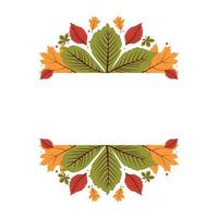Autumn Pattern Template vector
