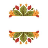 Autumn Pattern Template vector