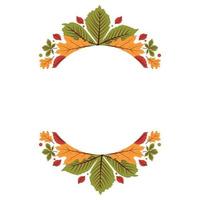 Autumn Pattern Template vector