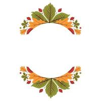 Autumn Pattern Template vector