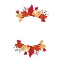 Autumn Pattern Template vector