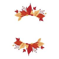 Autumn Pattern Template vector