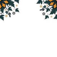 Autumn Pattern Template vector