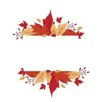 Autumn Pattern Template vector