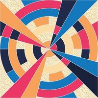 patrón de mosaico geométrico abstracto. arte vectorial. diseño estampado geométrico, para impresión textil y baldosas. vector