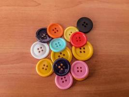 colored buttons for dresses photo