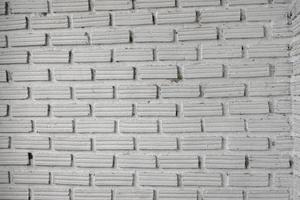 Wide Brown  brick wall panoramic background texture. Home and office design backdrop photo