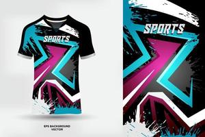 fantástico diseño de camiseta de camiseta adecuado para deportes, carreras, fútbol, juegos y vectores de deportes electrónicos