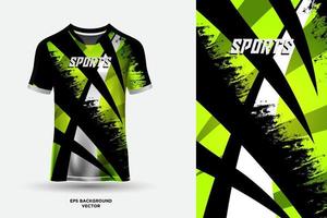 Futuristic T shirt jersey design suitable for sports, racing, soccer, gaming and e sports vector