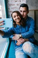 beautiful young couple photo