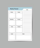Templates for notes, to-do lists. Planning, schedule for your design. white background vector
