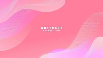 Abstract Pink Fluid Wave Background vector