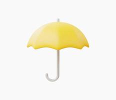 3d Realistic Umbrella vector illustration.