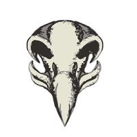 Eagle Skull Retro vector