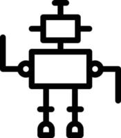 robot vector illustration on a background.Premium quality symbols.vector icons for concept and graphic design.