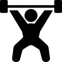 ilustración de vector de gimnasio en un fondo. símbolos de calidad premium. iconos vectoriales para concepto y diseño gráfico.