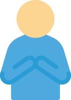 namaste vector illustration on a background.Premium quality symbols.vector icons for concept and graphic design.