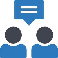 discussion vector illustration on a background.Premium quality symbols.vector icons for concept and graphic design.