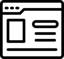 webpage vector illustration on a background.Premium quality symbols.vector icons for concept and graphic design.