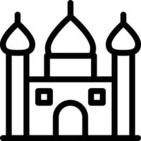 mosque vector illustration on a background.Premium quality symbols.vector icons for concept and graphic design.