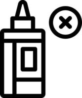 ilustración vectorial de nicotina en un fondo. símbolos de calidad premium. iconos vectoriales para concepto y diseño gráfico. vector