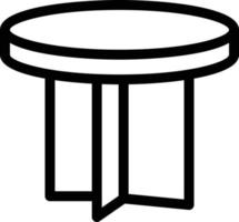 ilustración de vector de mesa en un fondo. símbolos de calidad premium. iconos vectoriales para concepto y diseño gráfico.