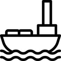 ship vector illustration on a background.Premium quality symbols.vector icons for concept and graphic design.