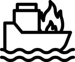 boat vector illustration on a background.Premium quality symbols.vector icons for concept and graphic design.