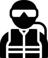 diver vector illustration on a background.Premium quality symbols.vector icons for concept and graphic design.