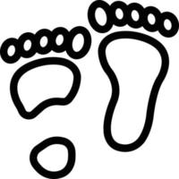 foot vector illustration on a background.Premium quality symbols.vector icons for concept and graphic design.