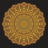 Luxury ornamental mandala design background template vector