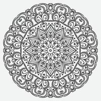 Luxury ornamental mandala design background vector