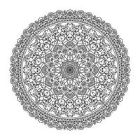 plantilla de fondo de diseño de mandala ornamental de lujo vector