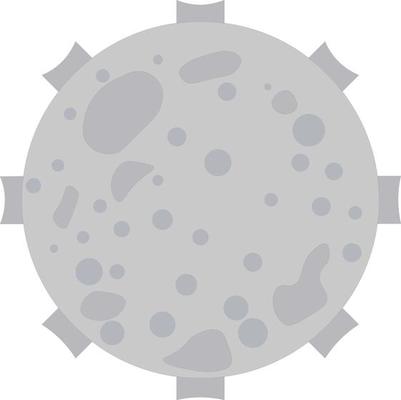 Cartoon planet vector. full color planet illustration